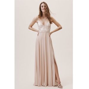 Anthropologie x BHLDN Sadia Dress Blush